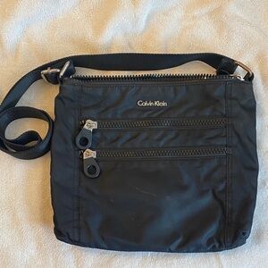 Calvin Klein Black Messenger Bag for Men
